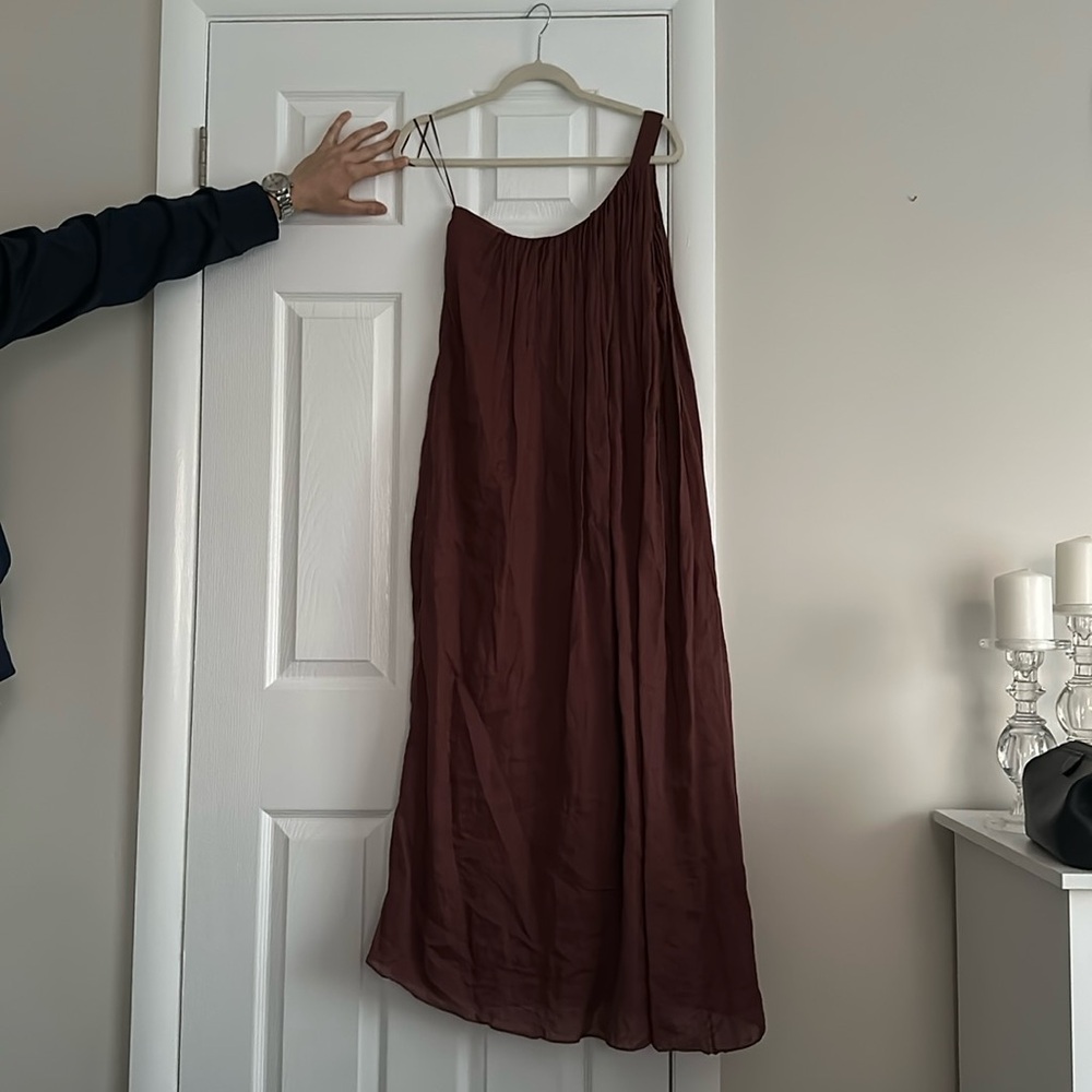 Massimo Dutti One-Shoulder Dress